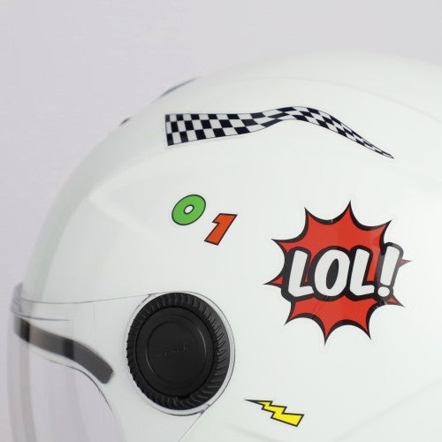 Casco Jet Bambino Acerbis Brezza Kid Omologato ECE 22.06