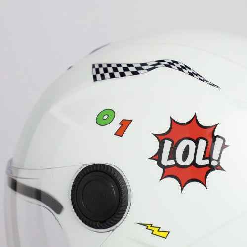 Casco Jet Bambino Acerbis Brezza Kid Omologato ECE 22.06