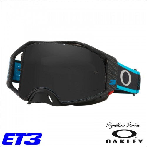 Maschera Oakley Airbrake Mx Eli Tomac Signature - Dark Grey
