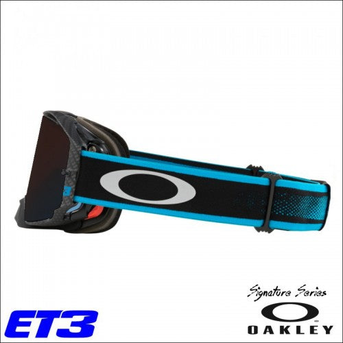 Maschera Oakley Airbrake Mx Eli Tomac Signature - Dark Grey