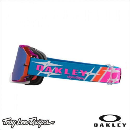 Maschera Motocross/Enduro Oakley Airbrake MX TLD Speed Stars - Black Ice Iridium