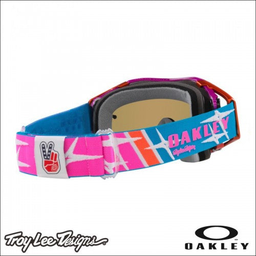 Maschera Motocross/Enduro Oakley Airbrake MX TLD Speed Stars - Black Ice Iridium