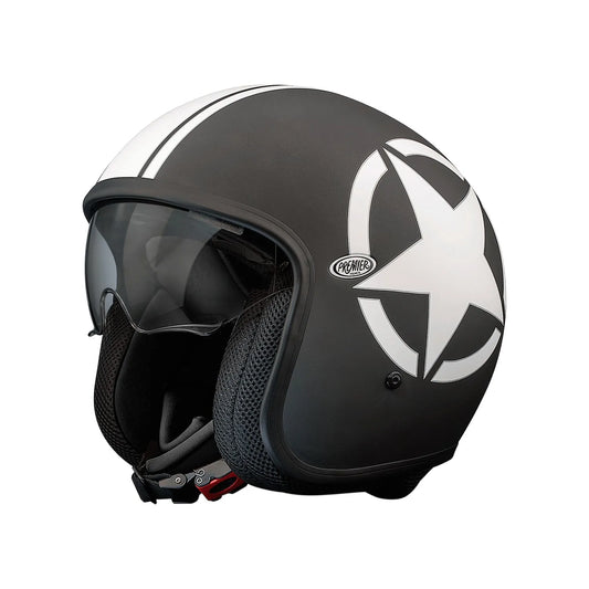 Casco Jet Costum Vintage Premier Star
