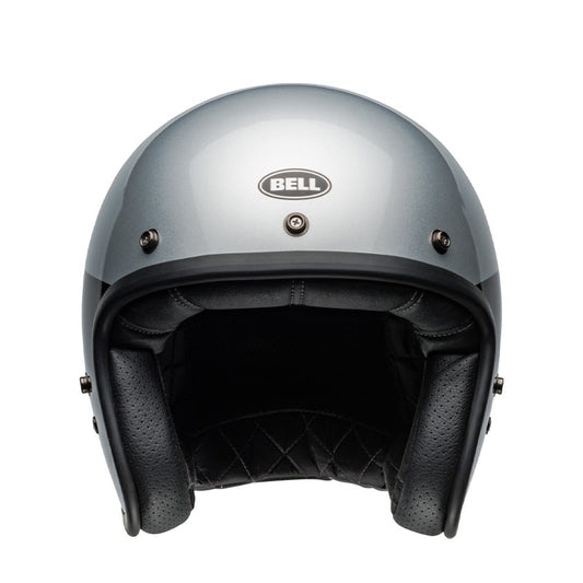 Casco Moto Bell Costum500 2024 Chassis Argento/Nero