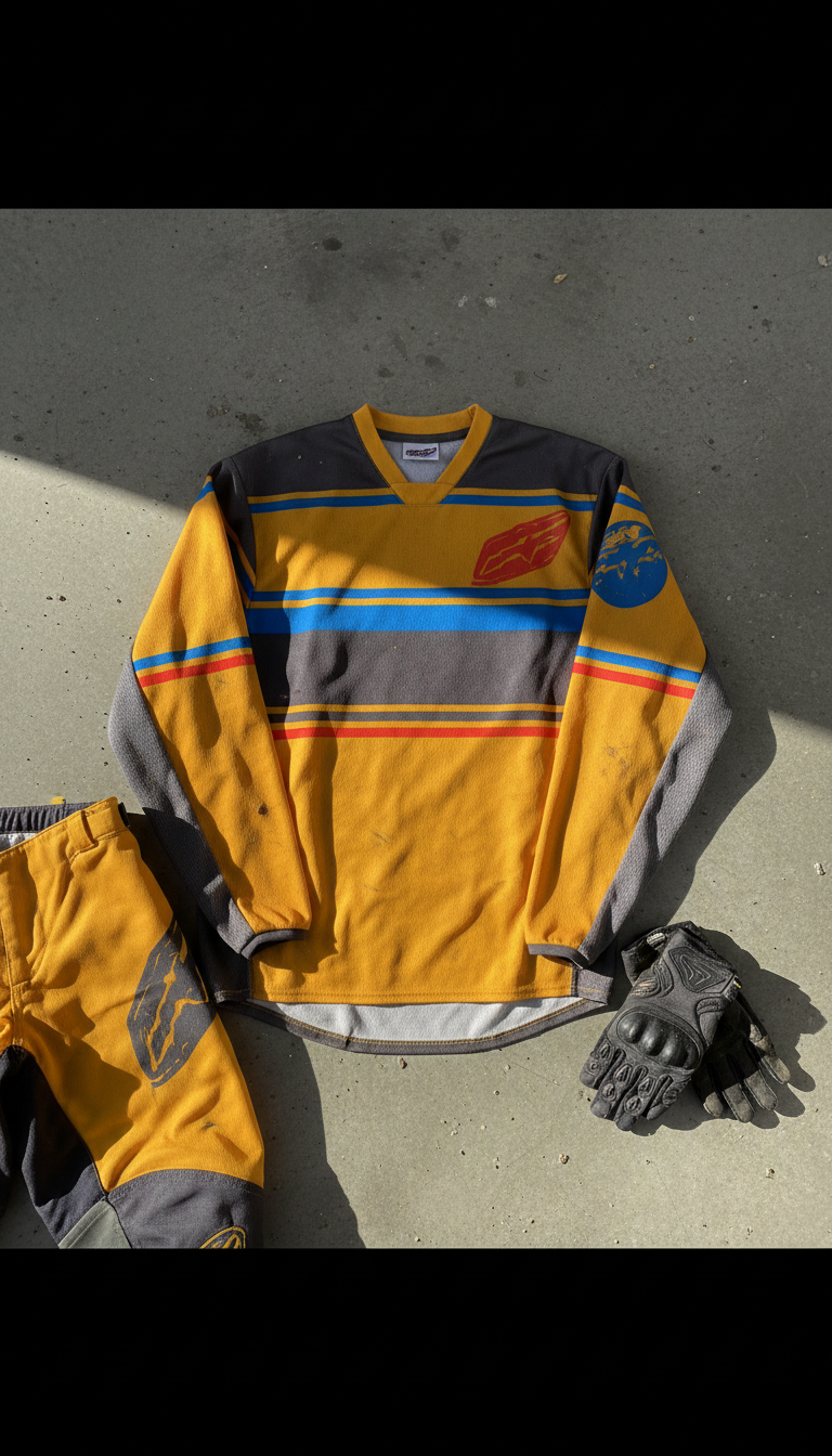 Maglia motocross sunset gold