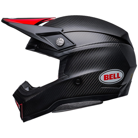 Casco Motocross/Enduro Bell Moto 10 Spherical Nero/Rosso
