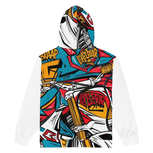 Felpa cappuccio con zip Levelbraap Full Color - Levelbraap - Levelbraap - - - #tag1# - #tag2# - #tag3# - #tag4#