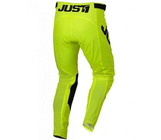 PANTALONI BAMBINO/A JUST1 FLUO YELLOW - Levelbraap Moto Off Road