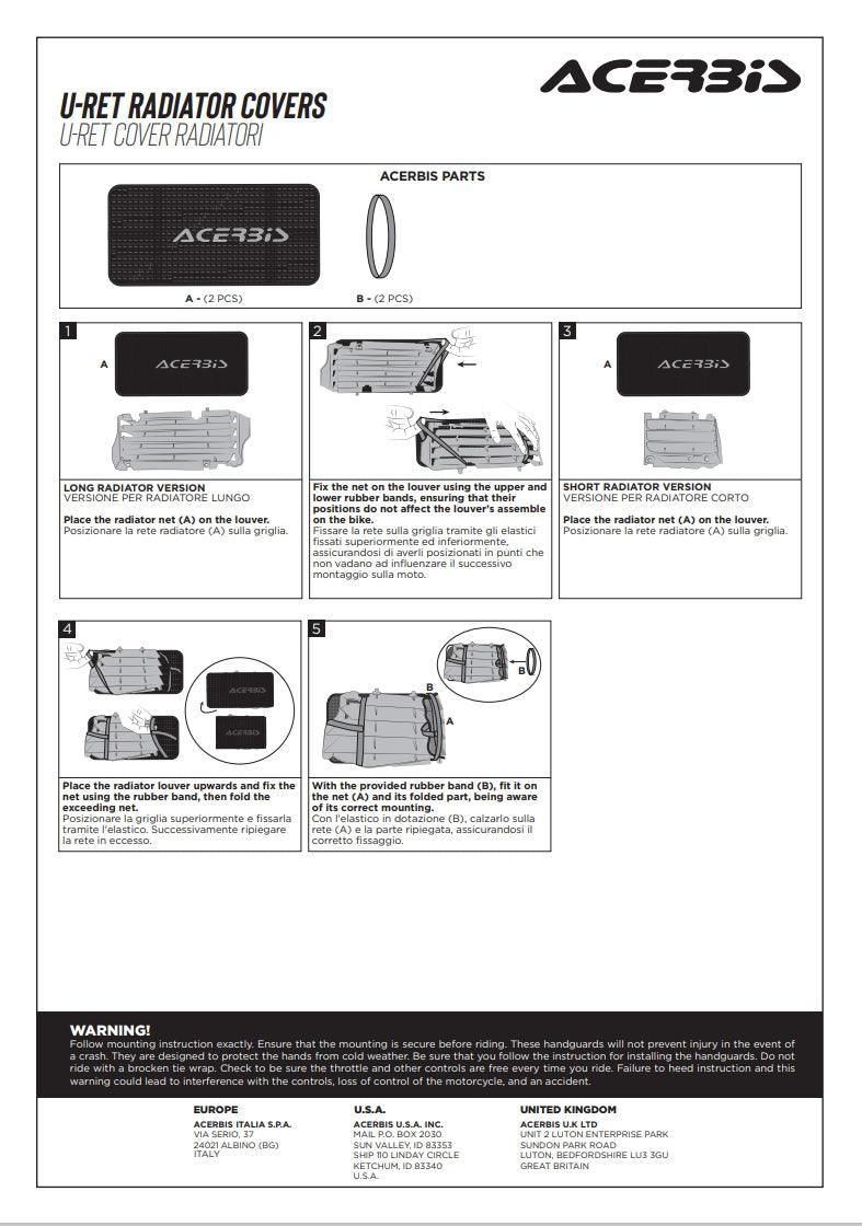 Rete/Griglia Acerbis Copri Radiatore - Levelbraap - Levelbraap - - - #tag1# - #tag2# - #tag3# - #tag4#