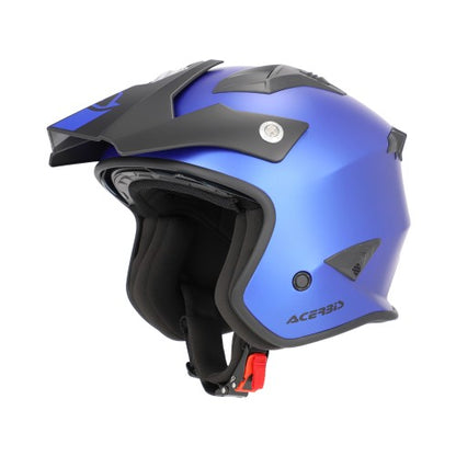 Casco  Moto Jet Acerbis Aria Metallic