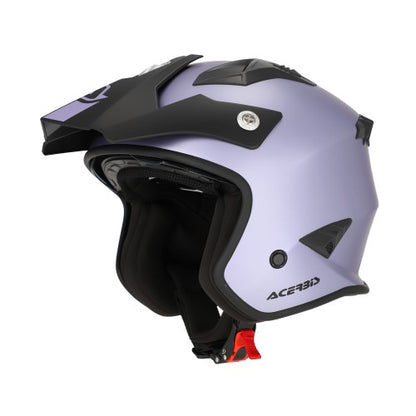 Casco  Moto Jet Acerbis Aria Metallic