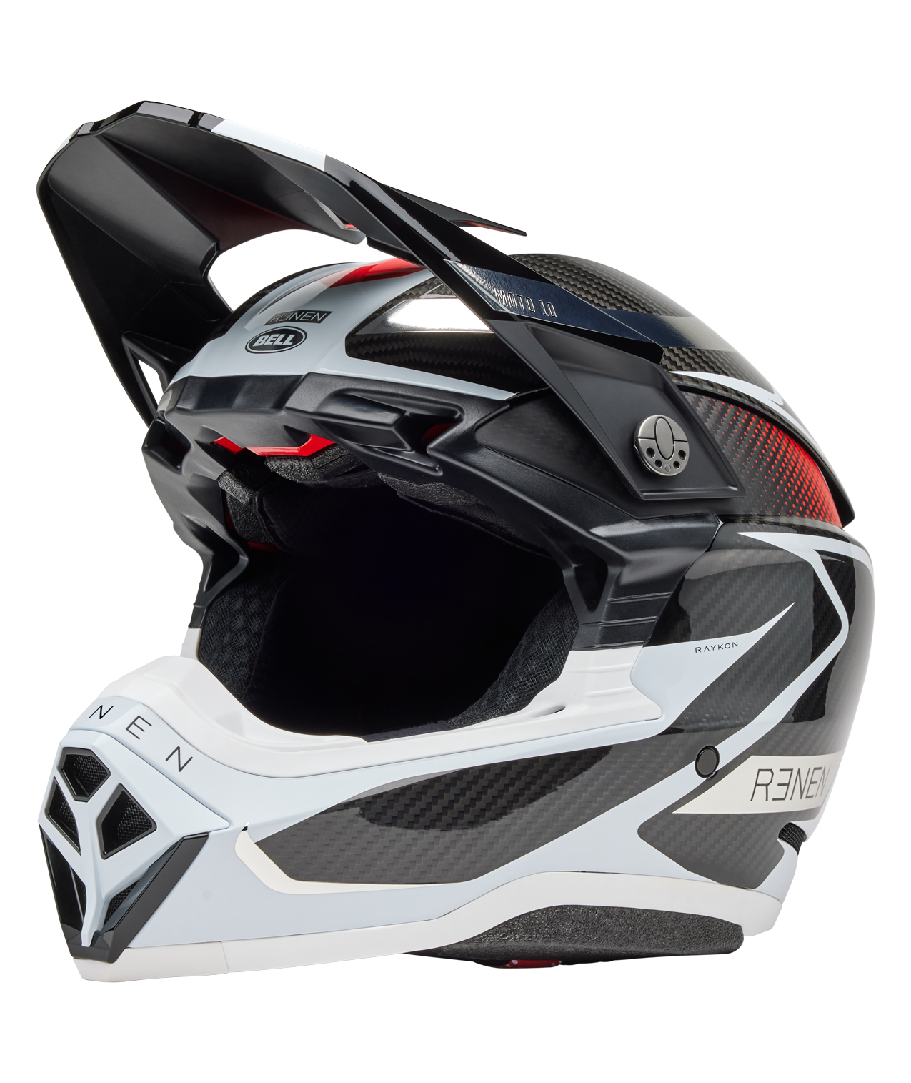 Bell Moto-10 Spherical Renen Crux 2 helmet black/white
