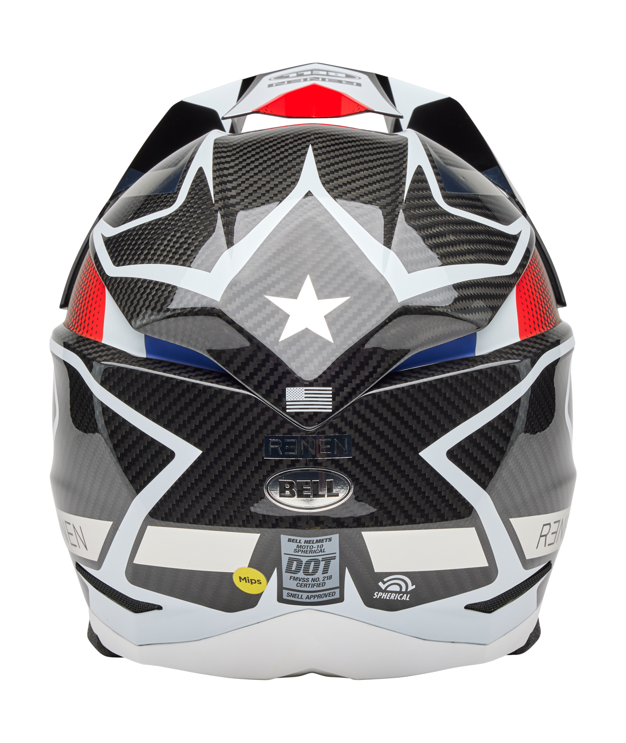 Bell Moto-10 Spherical Renen Crux 2 helmet black/white