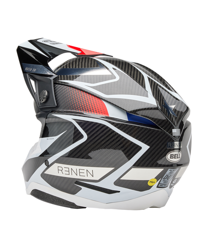 Bell Moto-10 Spherical Renen Crux 2 helmet black/white