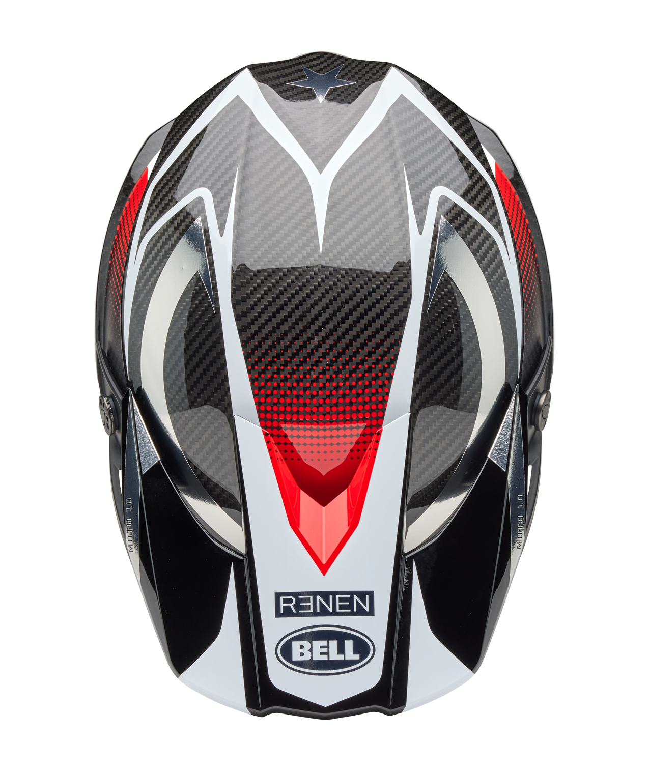 Bell Moto-10 Spherical Renen Crux 2 helmet black/white