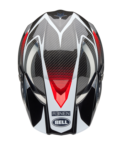 Bell Moto-10 Spherical Renen Crux 2 helmet black/white