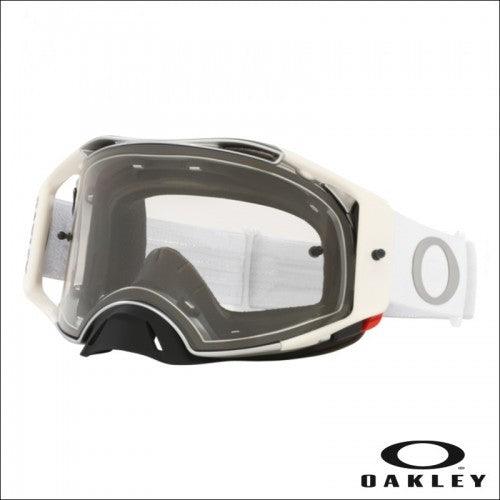 Oakley Airbrake MX Tuff Block MX Goggles Black-clear lens