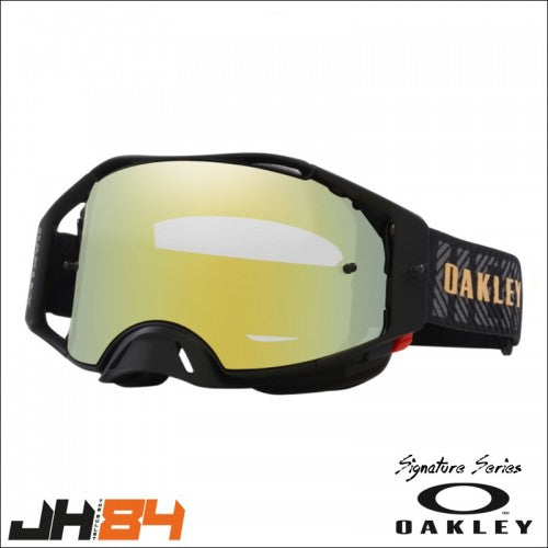Maschera Mototcross/Enduro Oakley Airbrake MX Herlings Signatue - 24K Iridium
