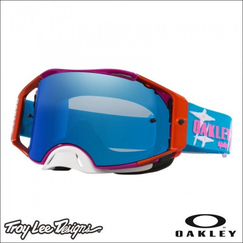 Maschera Motocross/Enduro Oakley Airbrake MX TLD Speed Stars - Black Ice Iridium