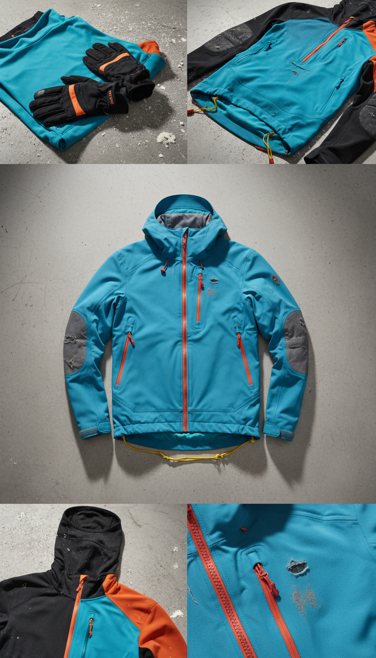 Giacca tecnica sky blue