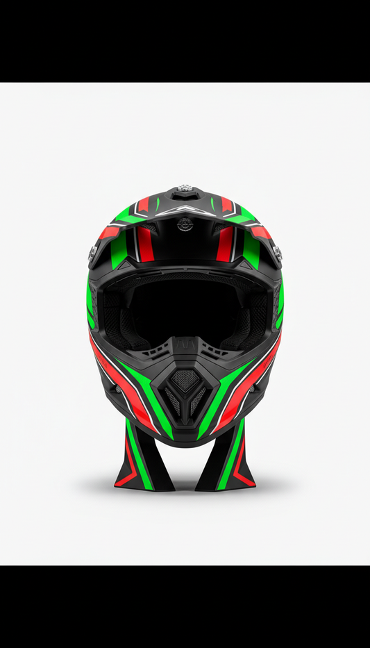 Casco MX Neon Apex con visiera anti-appannamento