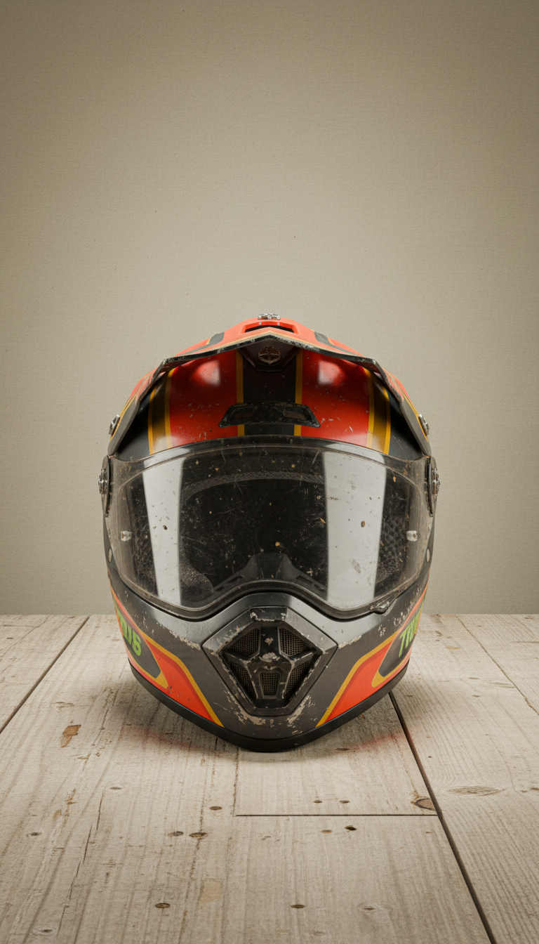Casco adventure con visiera panoramica