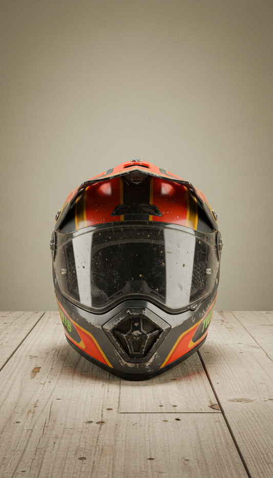 Casco adventure con visiera panoramica