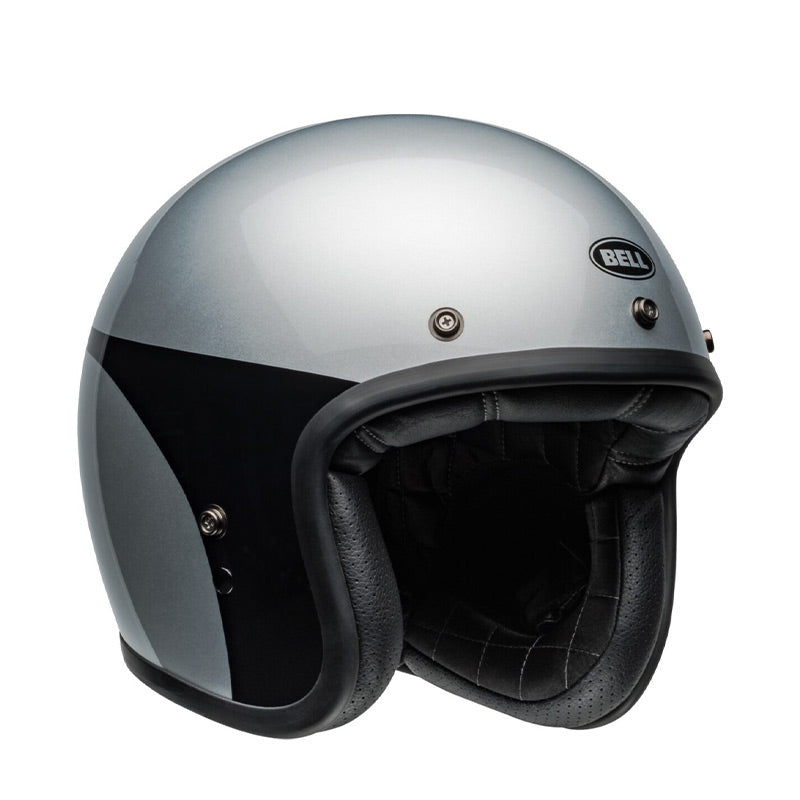 Casco Moto Bell Costum500 2024 Chassis Argento/Nero