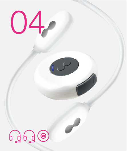 Interfono Twiins 04 Doppio Headset Duo Plus