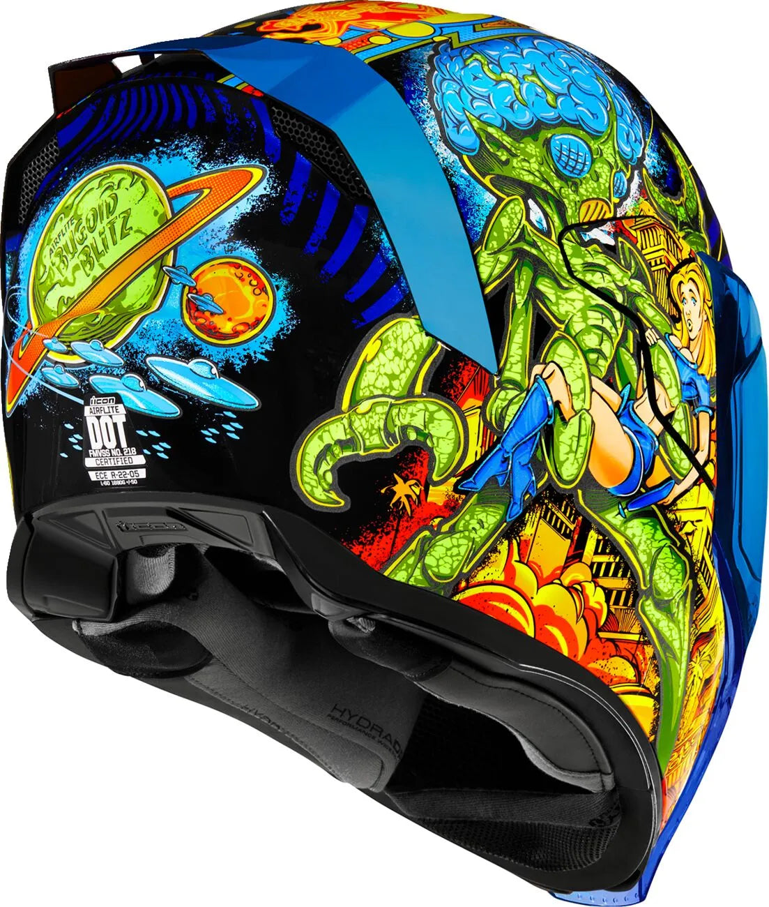Casco Moto Integrale Icon Airflite Bugoid Blitz