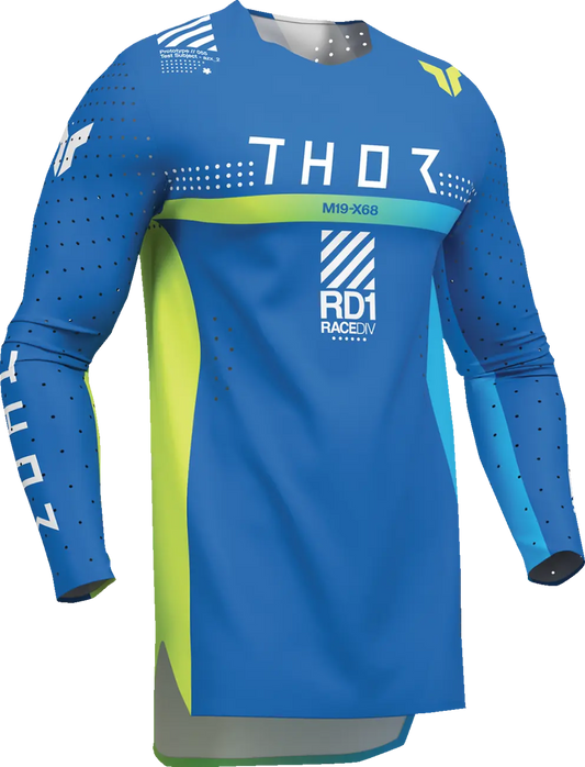 Completo Motocross Thor Sportmode Synth Blu Bambino