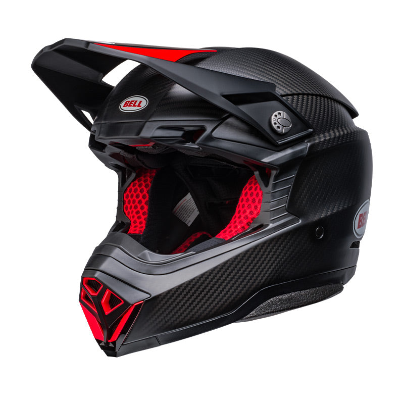 Casco Motocross/Enduro  Bell Moto 10 Spherical Nero/Rosso