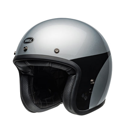 Casco Moto Bell Costum500 2024 Chassis Argento/Nero