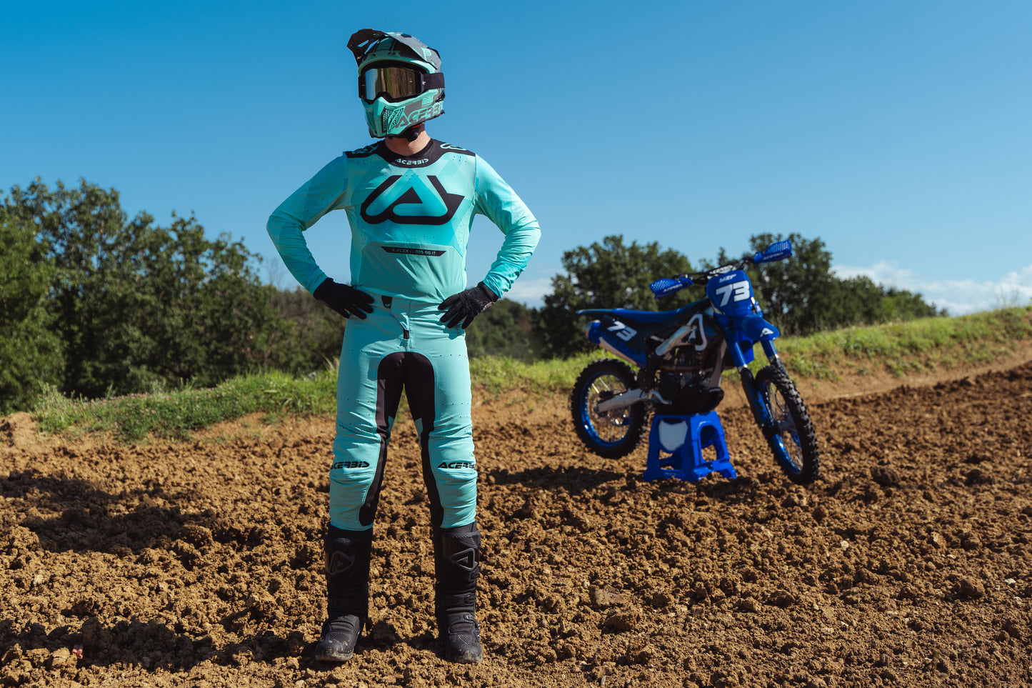 Completo (maglia-pantalone) Motocross Acerbis X-Flex 2.0 Anaheim