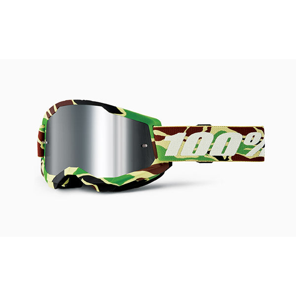 Maschera Motocross/Enduro 100% Strata2 Lente Specchiata