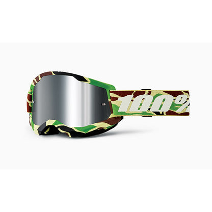 Maschera Motocross/Enduro 100% Strata2 Lente Specchiata