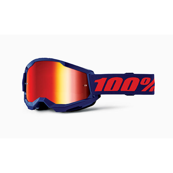Maschera Motocross/Enduro 100% Strata2 Lente Specchiata