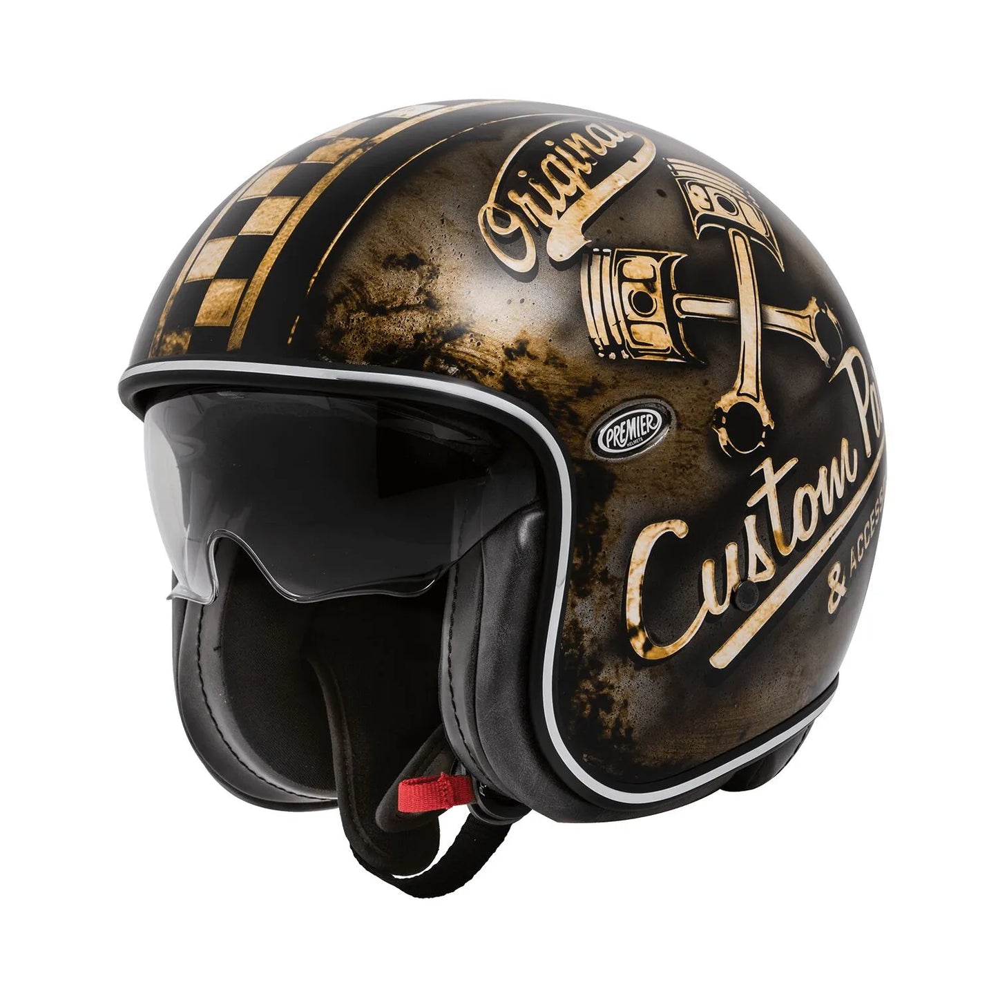 Casco Jet Costum Vintage Premier OP 9