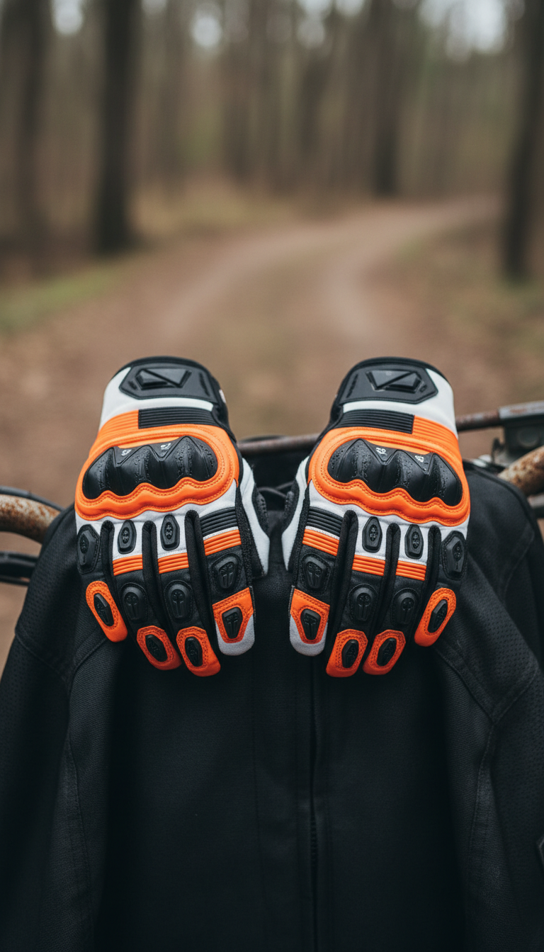 guanti motocross con protezioni integrate