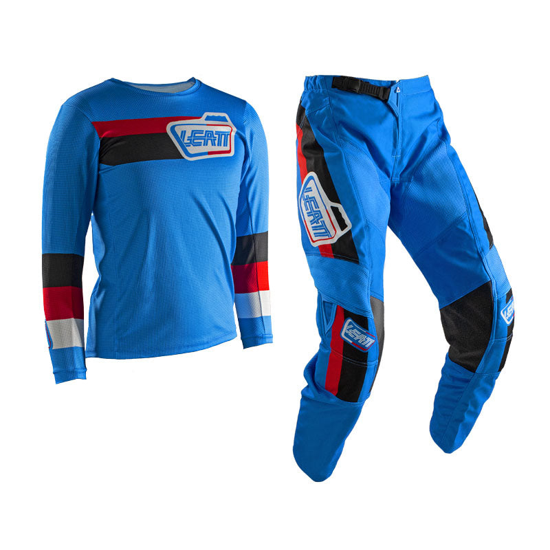 Completo Motocross 3.5 Leatt  Blu intenso Bambino