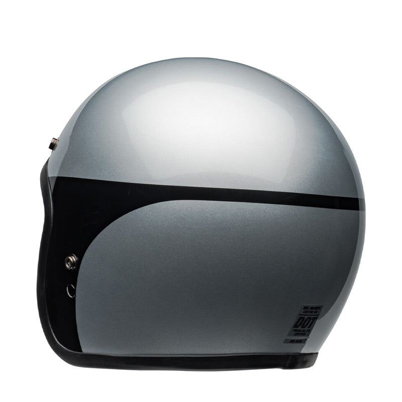 Casco Moto Bell Costum500 2024 Chassis Argento/Nero