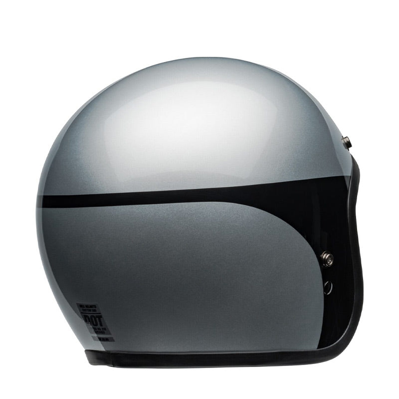 Casco Moto Bell Costum500 2024 Chassis Argento/Nero