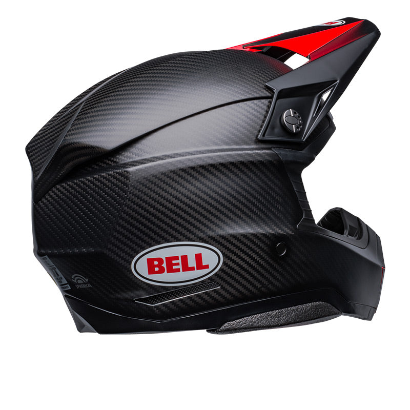 Casco Motocross/Enduro  Bell Moto 10 Spherical Nero/Rosso