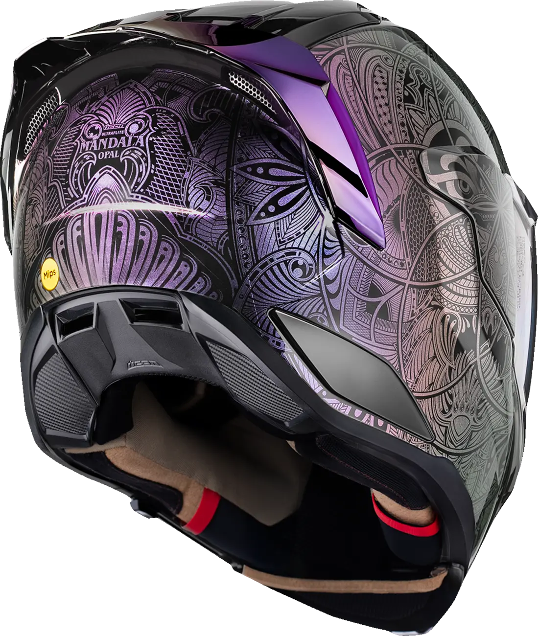 Casco Moto Integrale Icon Ultraflite Opal Mandala Mips