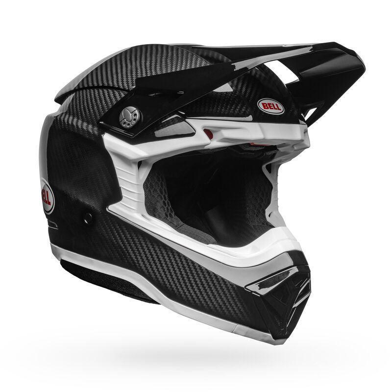 Casco Moto Off Road Bell Moto-10 Spherical nero/bianco lucido - Levelbraap - Levelbraap -  -  - #tag1# - #tag2# - #tag3# - #tag4#