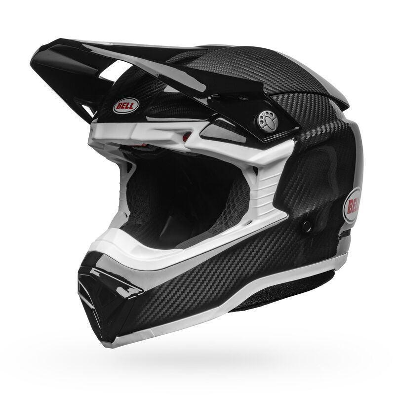 Casco Moto Off Road Bell Moto-10 Spherical nero/bianco lucido - Levelbraap - Levelbraap -  -  - #tag1# - #tag2# - #tag3# - #tag4#