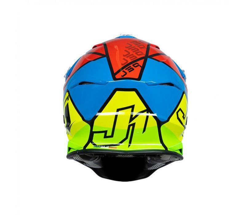 Casco Moto Off Road Just 1 J39  Thruster Giallo fluo-Rosso-blu - Levelbraap - Levelbraap -  -  - #tag1# - #tag2# - #tag3# - #tag4#