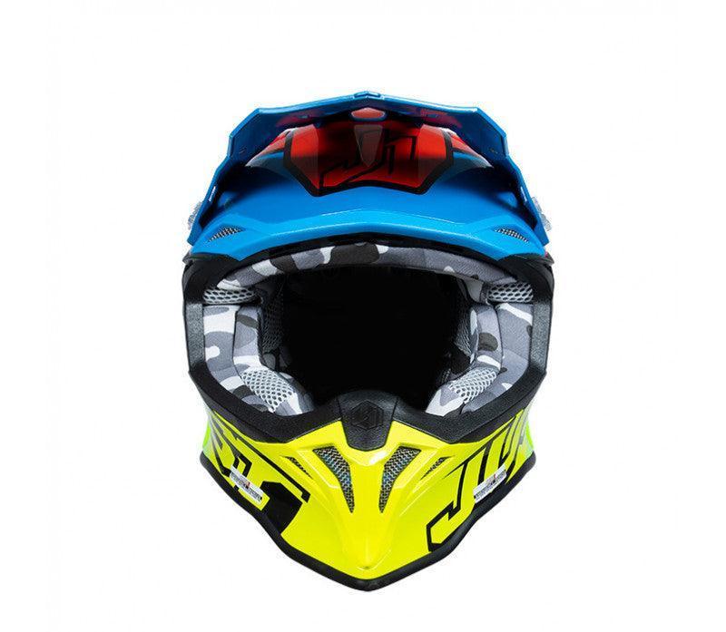 Casco Moto Off Road Just 1 J39  Thruster Giallo fluo-Rosso-blu - Levelbraap - Levelbraap -  -  - #tag1# - #tag2# - #tag3# - #tag4#