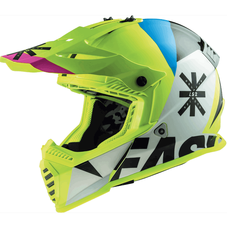 Casco Moto Off Road LS2 FAST EVO HEAVY  MX 437 Giallo Fluo - Levelbraap - Levelbraap -  -  - #tag1# - #tag2# - #tag3# - #tag4#