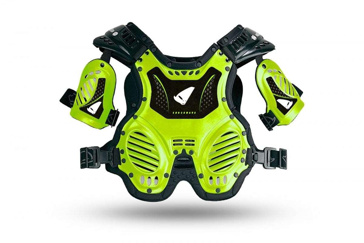 Pettorina moto bambino/a Ufo Plast Shocwawe Chest protector giallo fluo - Levelbraap - Levelbraap -  -  - #tag1# - #tag2# - #tag3# - #tag4#